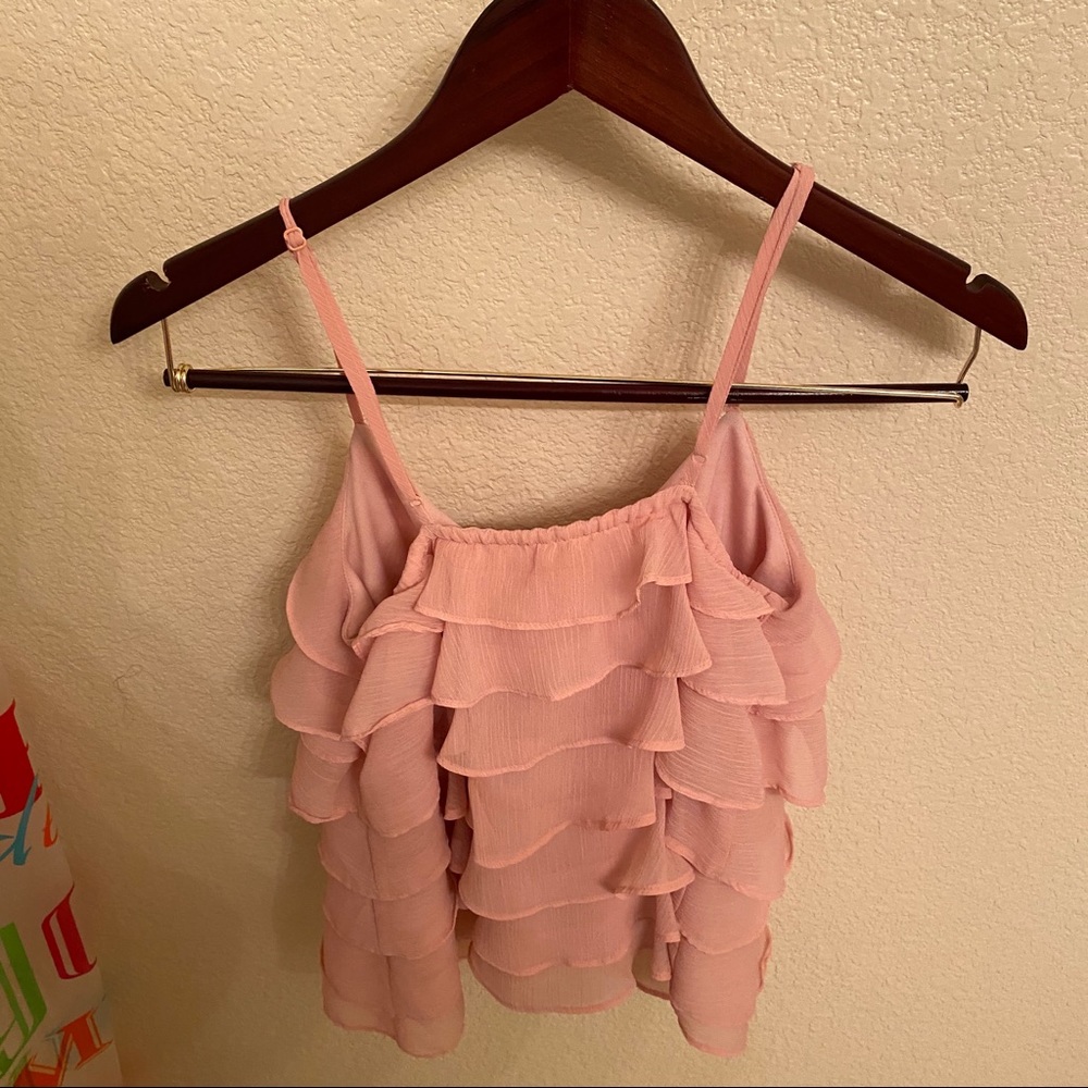 Pink Ruffle Tank - Picture 4 of 4